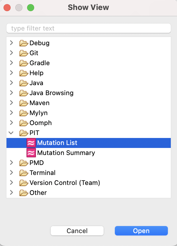 Mutation Panel View